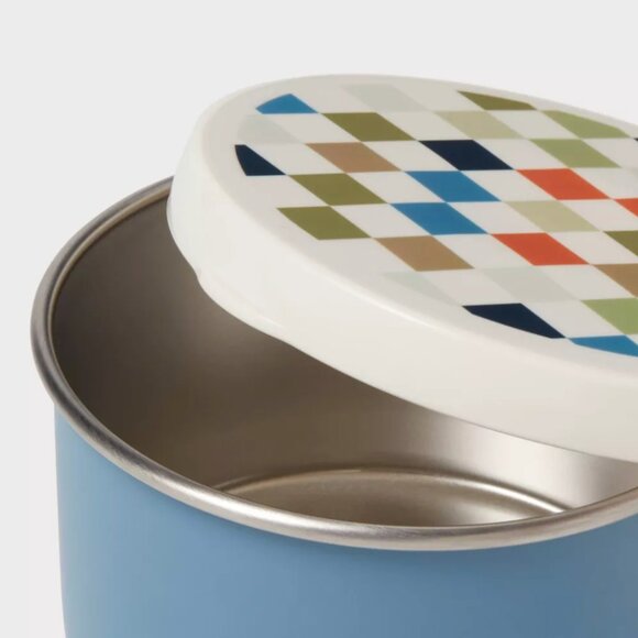 PILLOWFORT Kids 3pk Single Wall Stainless Steel Round Snack Boxes Containers NEW - Picture 2 of 2